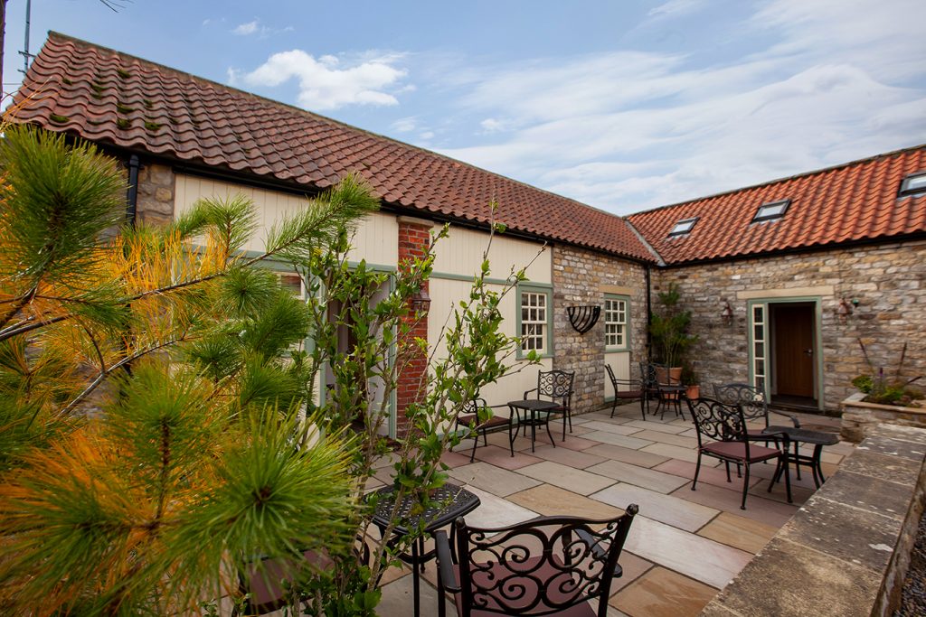 The Fox and Hounds Country Inn Outdoor Dining Area